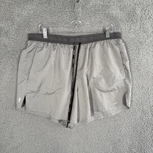 Nike Flex Stride Men 5" Grey Brief-Lined Running Shorts (DQ1569-068) Size 2XL